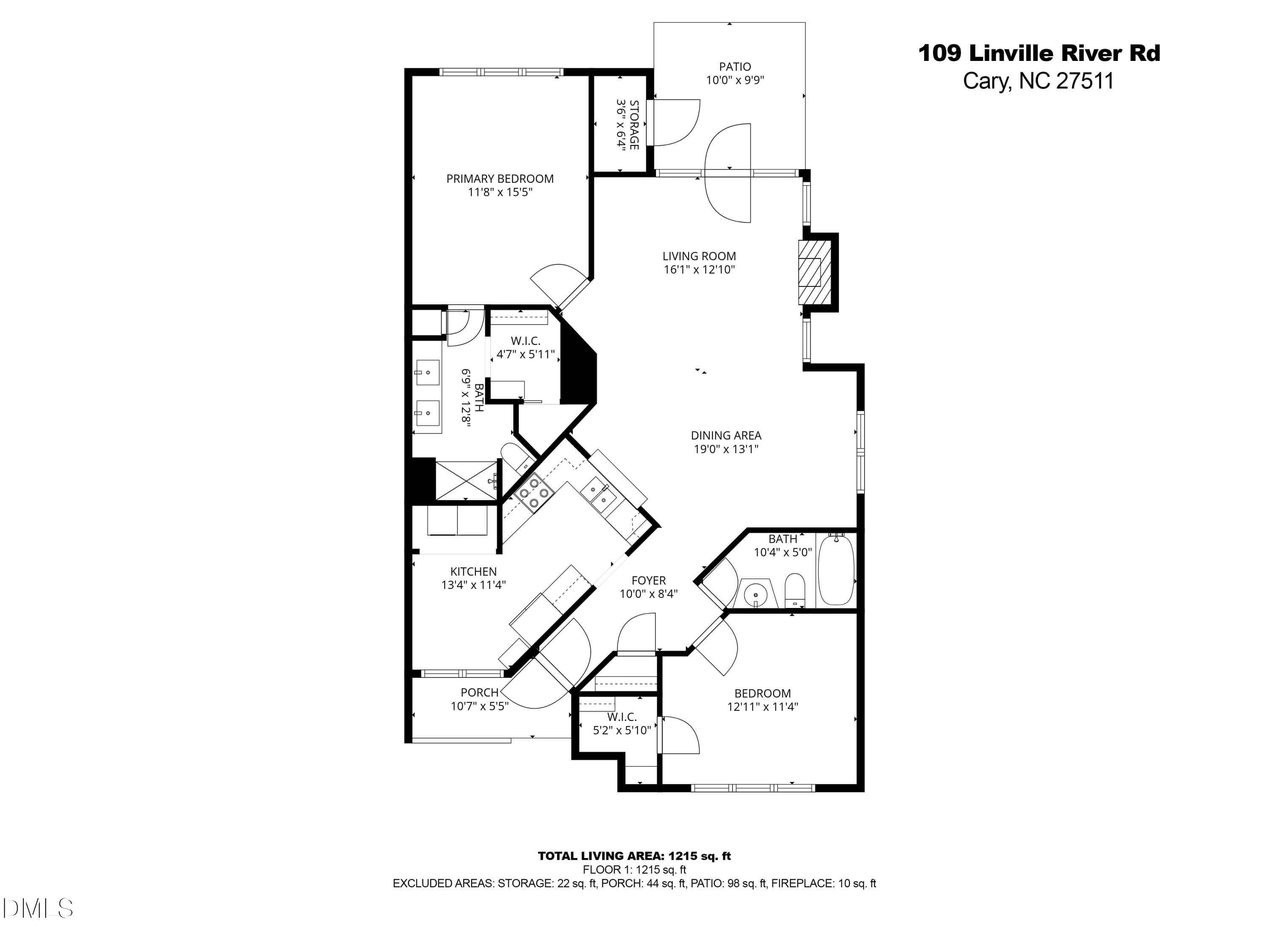 109LVR_FP - 109 Linville River Road, Cary, NC 27511, Cary