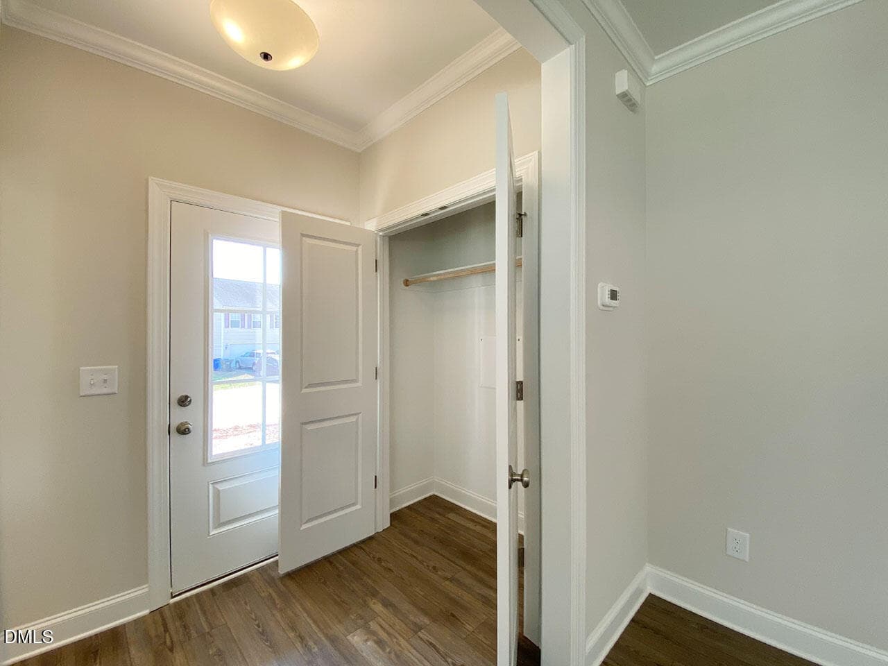 LV17 Foyer Closet Open - 1206 B River Rock Drive, Durham, NC 27704, Durham