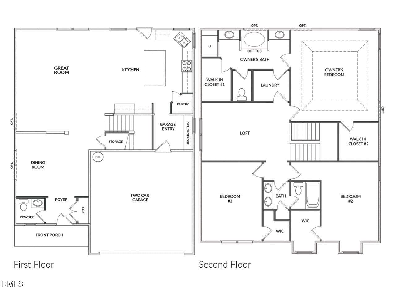 Patriot Plan MLS - 1206 B River Rock Drive, Durham, NC 27704, Durham