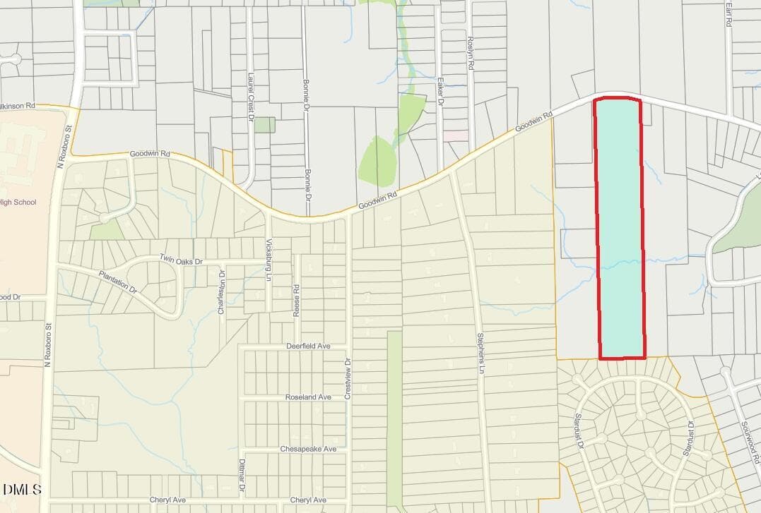 708 Goodwin Rd Close GIS Map Showing N R - 708 Goodwin Road, Durham, NC 27712, Durham