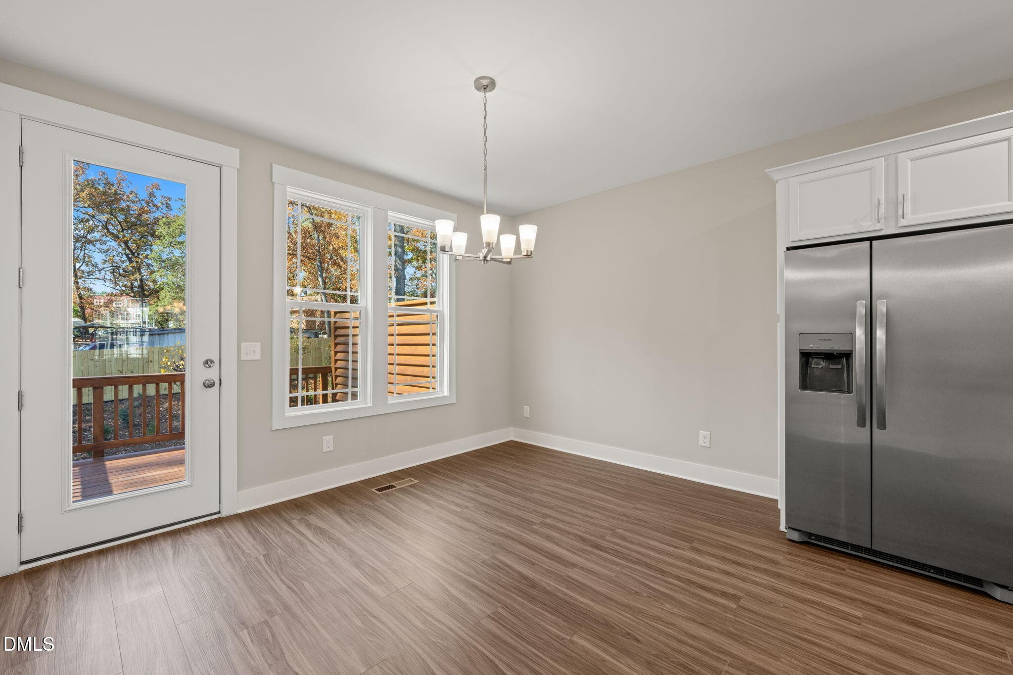 Designated Dining Space & Back Porch - 528 Plumleaf Lane, Durham, NC 27703, Durham