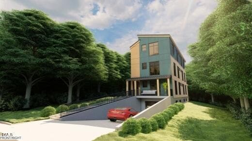 Exterior Rendering 6 - Front Right - 1709 Evergreen Avenue, Raleigh, NC 27603, Raleigh