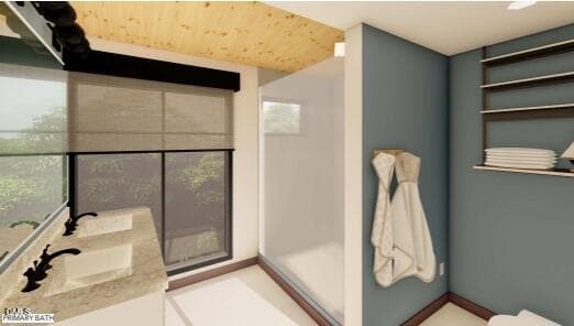 Interior Rendering 5 - Primary Bath - 1709 Evergreen Avenue, Raleigh, NC 27603, Raleigh