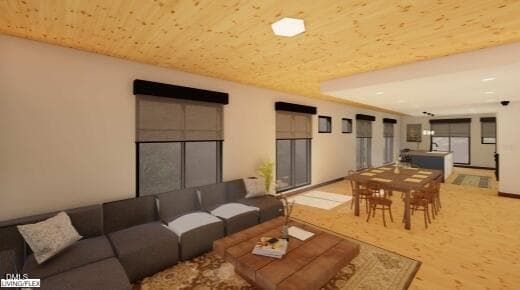 Interior Rendering 7 - Living - 1709 Evergreen Avenue, Raleigh, NC 27603, Raleigh