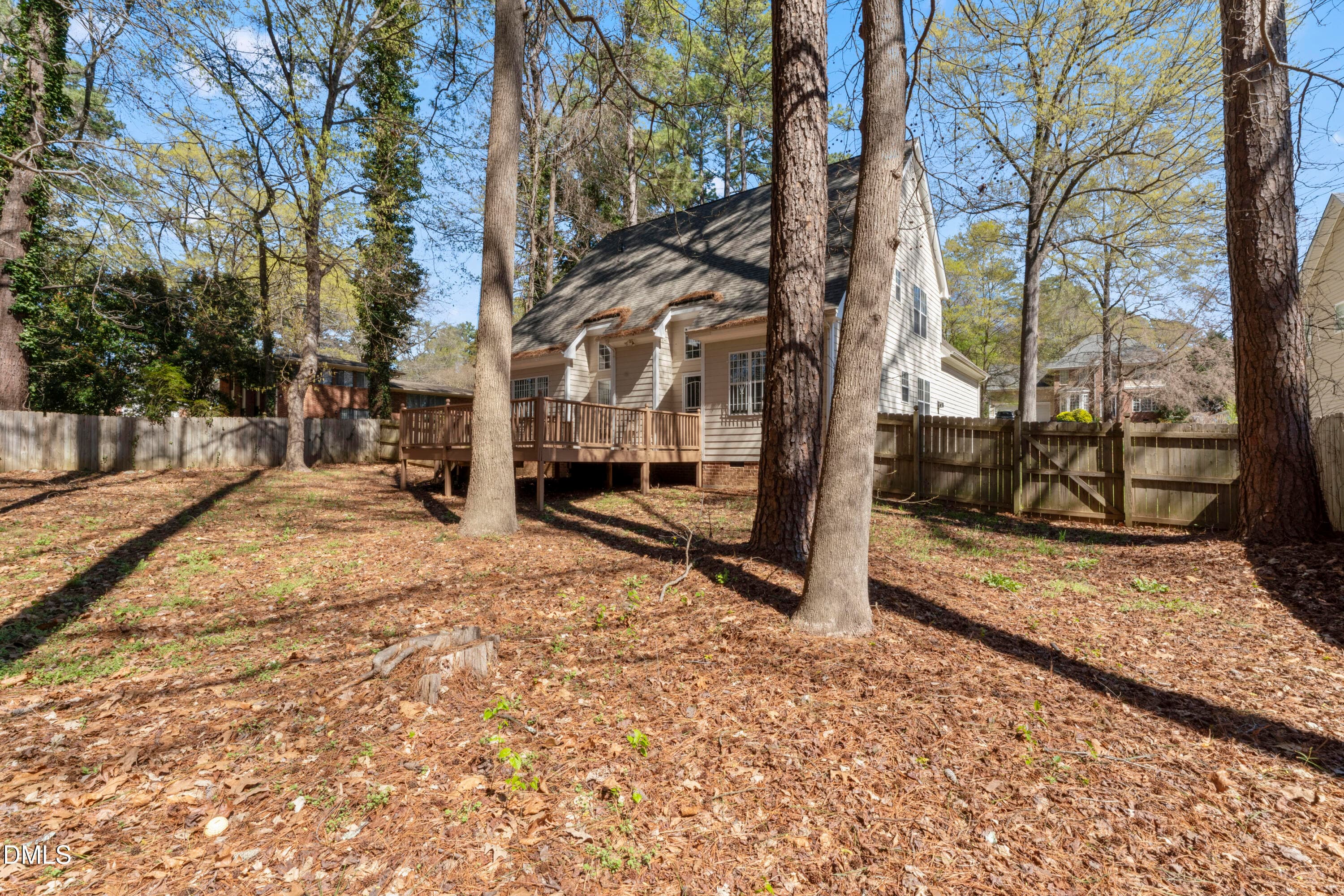 back of home 3 - 500 Sherrybrook Drive, Raleigh, NC 27610, Raleigh