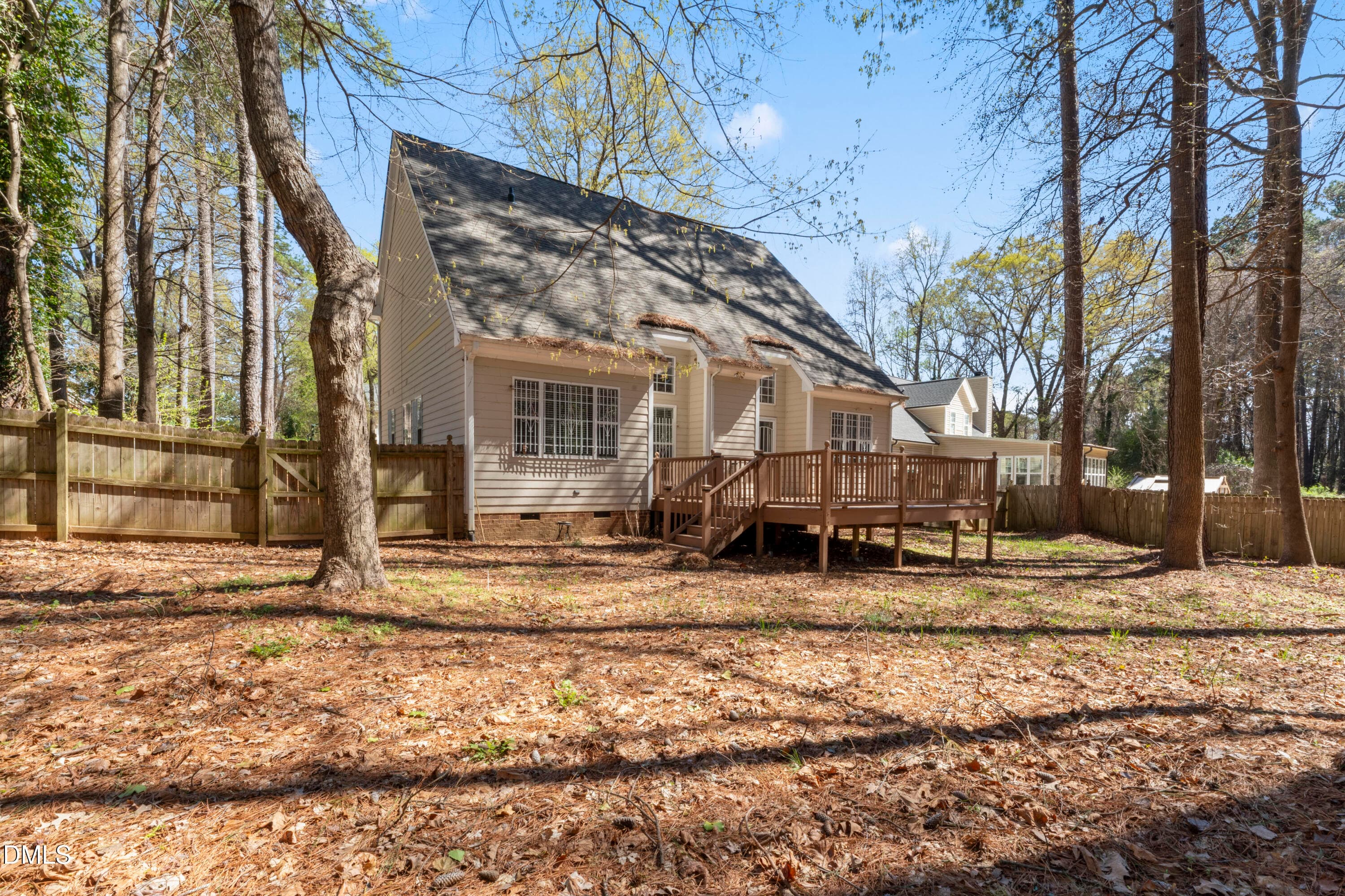 back of home - 500 Sherrybrook Drive, Raleigh, NC 27610, Raleigh