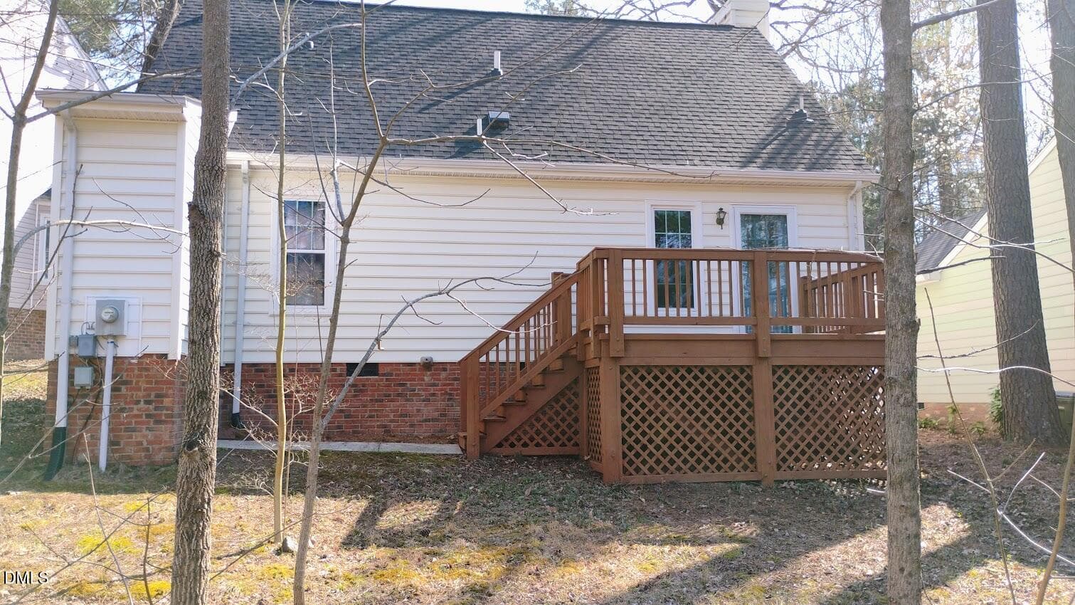 Rear View - 610 Cross Timbers Drive, Durham, NC 27713, Durham
