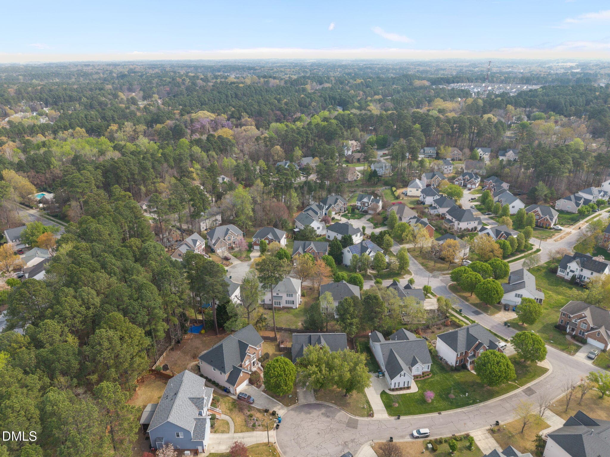 Aerial - 6 Upton Court, Durham, NC 27713, Durham