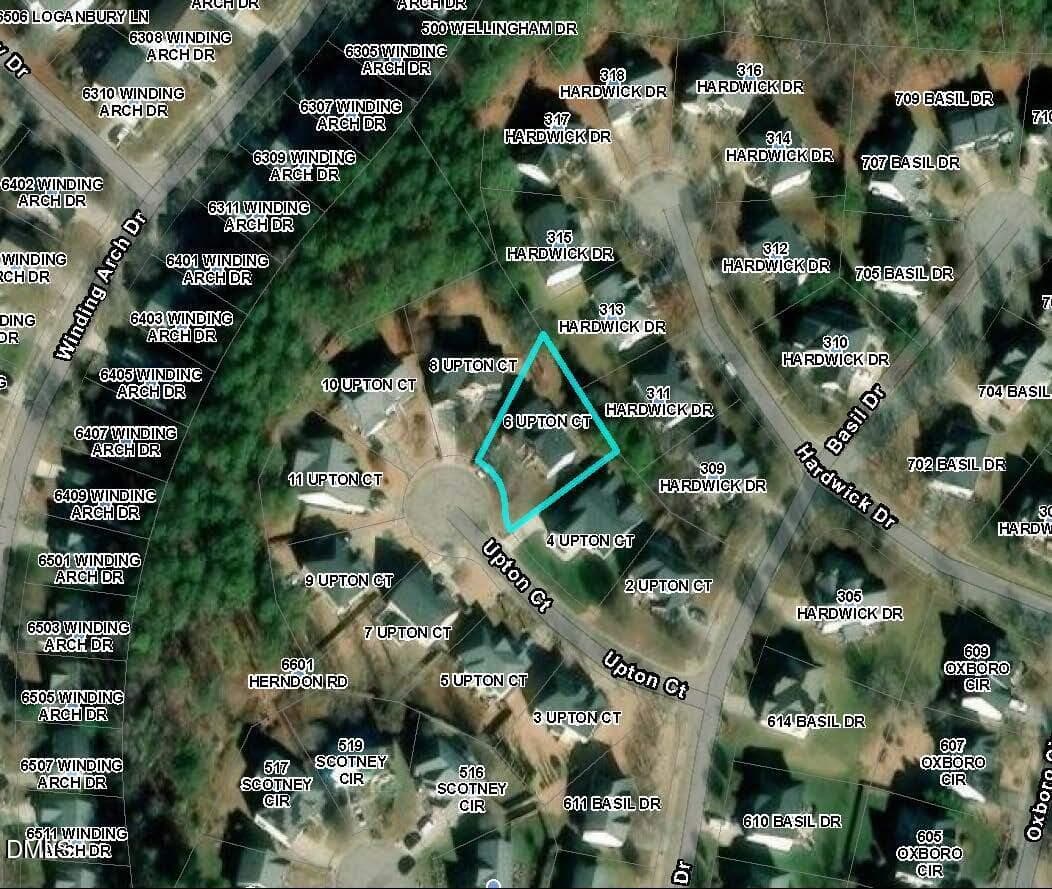 GIS - 6 Upton Court, Durham, NC 27713, Durham