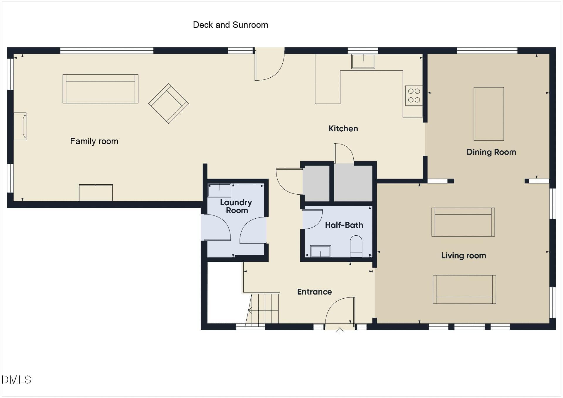 Floor Plan 1 - 6 Upton Court, Durham, NC 27713, Durham