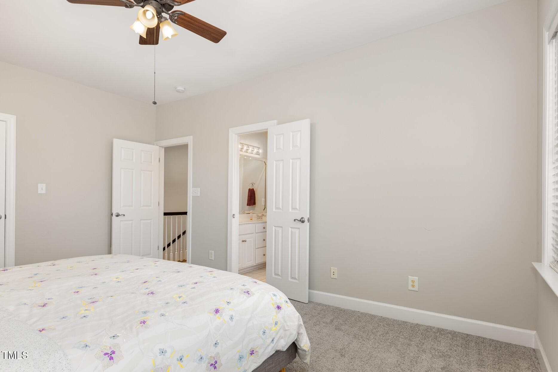 Secondary Bedroom with Walk-in Closet - 2306 Carriage Oaks Drive, Raleigh, NC 27614, Raleigh