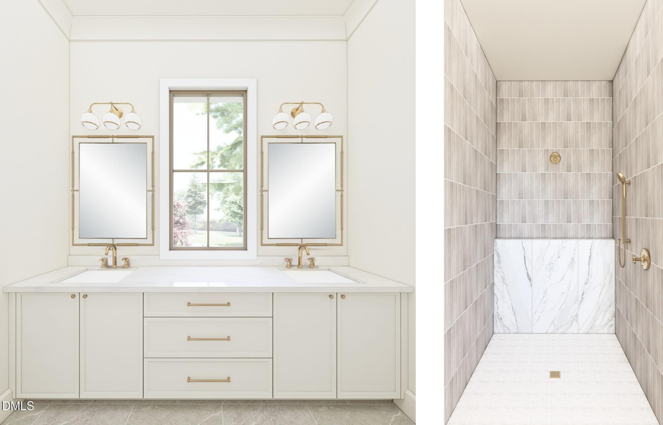 The Westbrook guest bath - 87 Anfield Road, New Hill, NC 27562