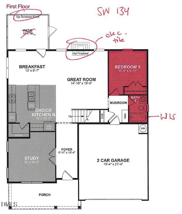 First Floor - 2205 Skipping Stone Drive, Durham, NC 27705, Durham