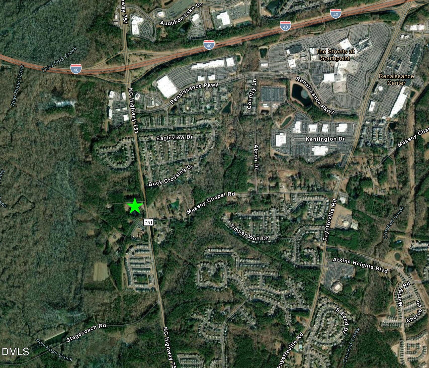 Aerial Photo Zoom Out - 8202 N.C. Highway 751, Durham, NC 27713, Durham