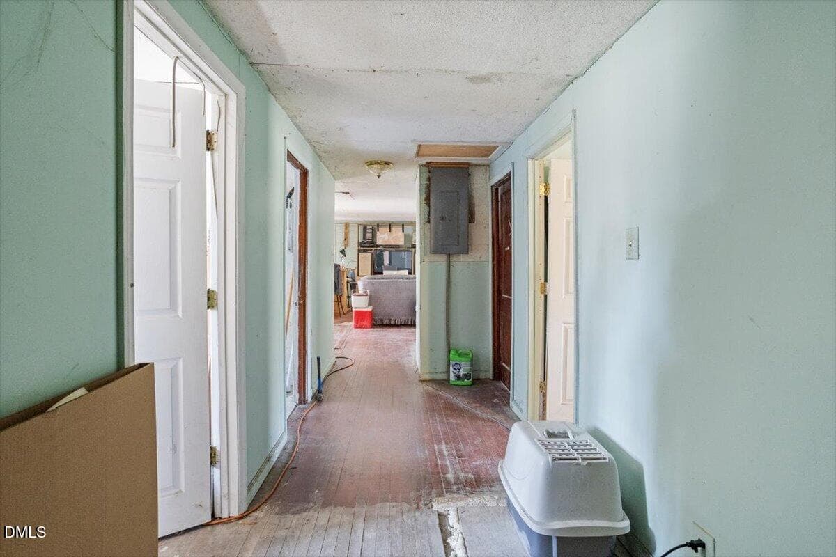 Hall to Unfinished Area - 3018 Hwy 56, Creedmoor, NC 27522