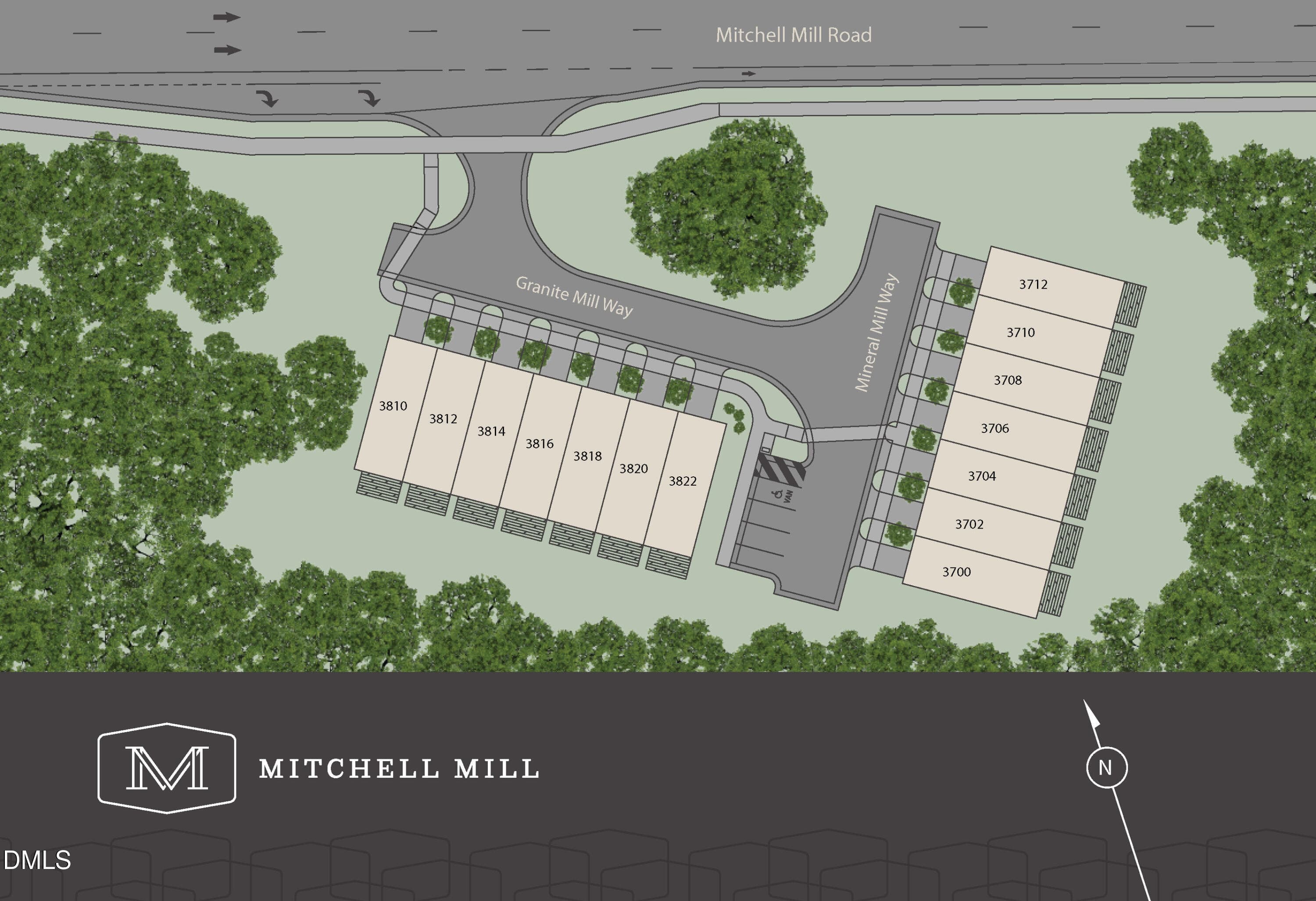 A_Mitchell Mill Rendering_9 - 3712 Mineral Mill, Raleigh, NC 27616, Raleigh
