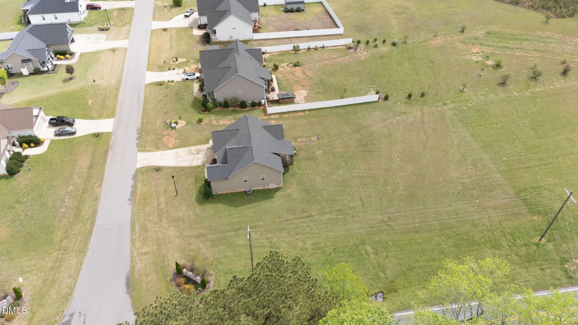 Side Air view - 24 Carolina Landing Drive, Zebulon, NC 27597
