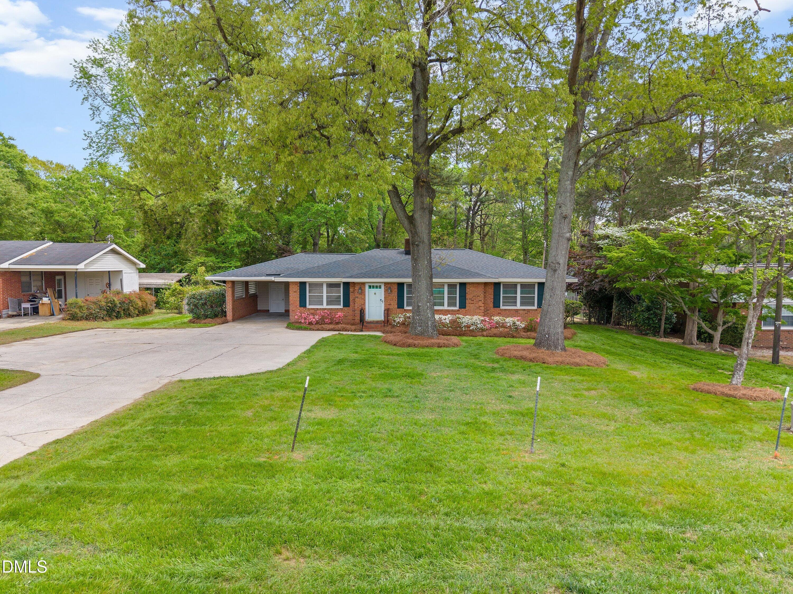 Front-gorgeous mature lawn - 8413 Fayetteville Road, Raleigh, NC 27603, Raleigh