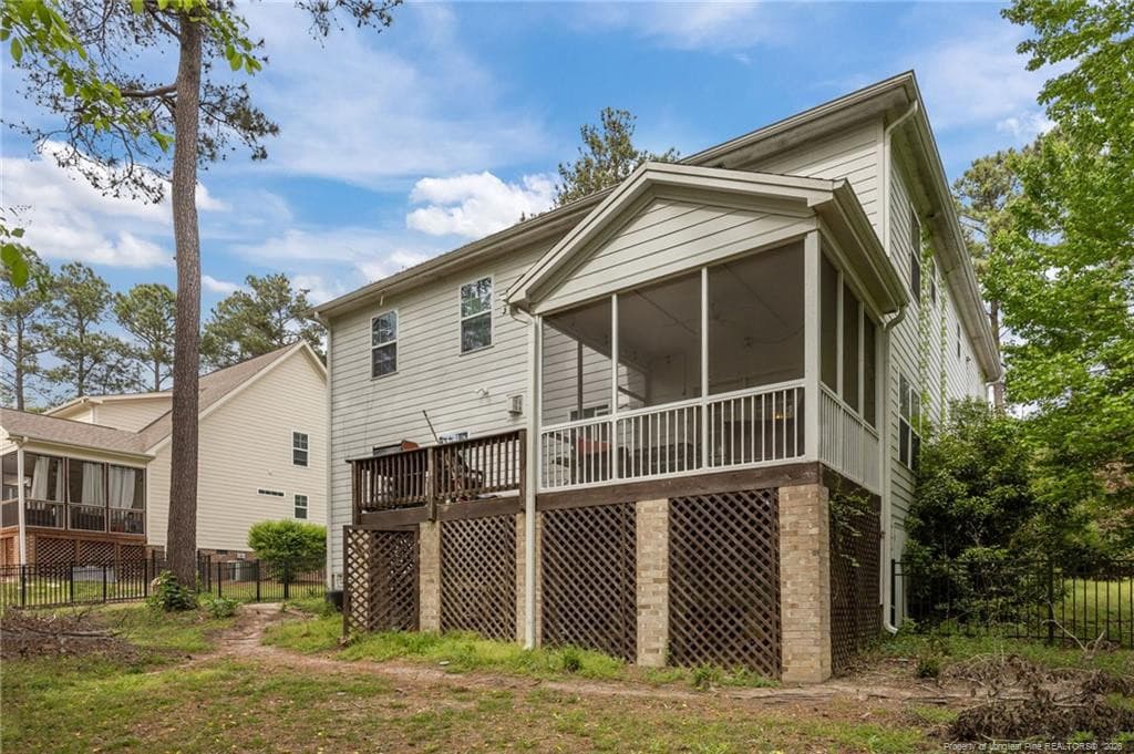 Back of home - 68 Heatherspring Way, Spring Lake, NC 28390