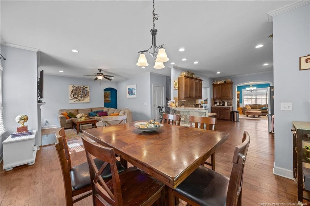 Dining Room - 68 Heatherspring Way, Spring Lake, NC 28390