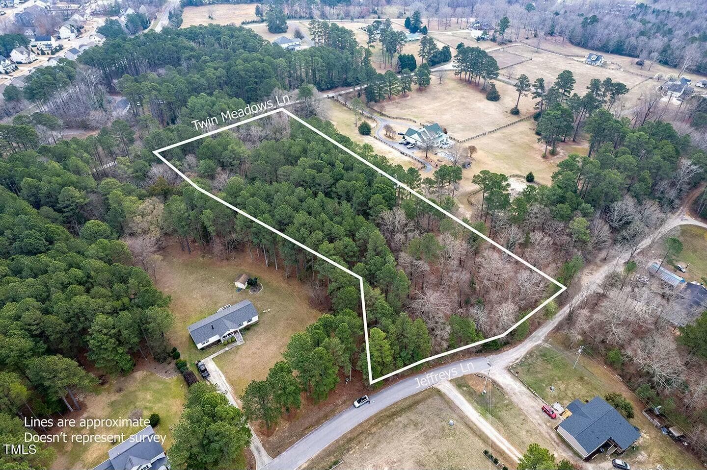 Drone View Illustration - 11249 Jeffreys Lane, Wake Forest, NC 27587