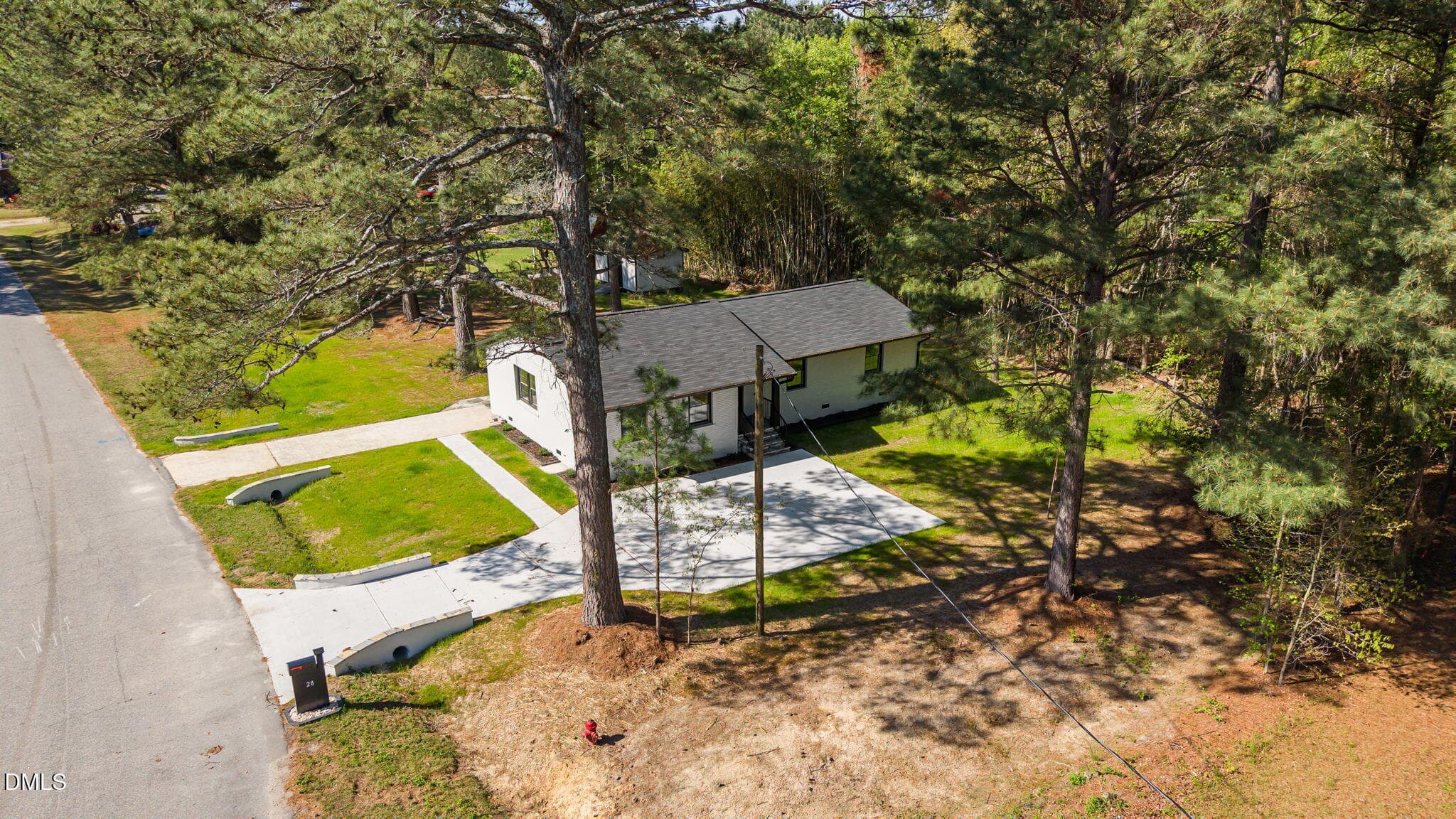 Aerial front - 28 Elaine Drive, Rocky Mount, NC 27801