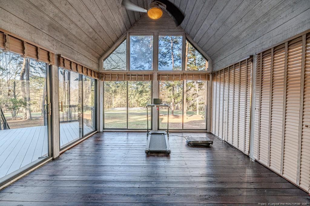 Sunroom View to Golf Course - 1905 Wedgewood Drive, Sanford, NC 27332