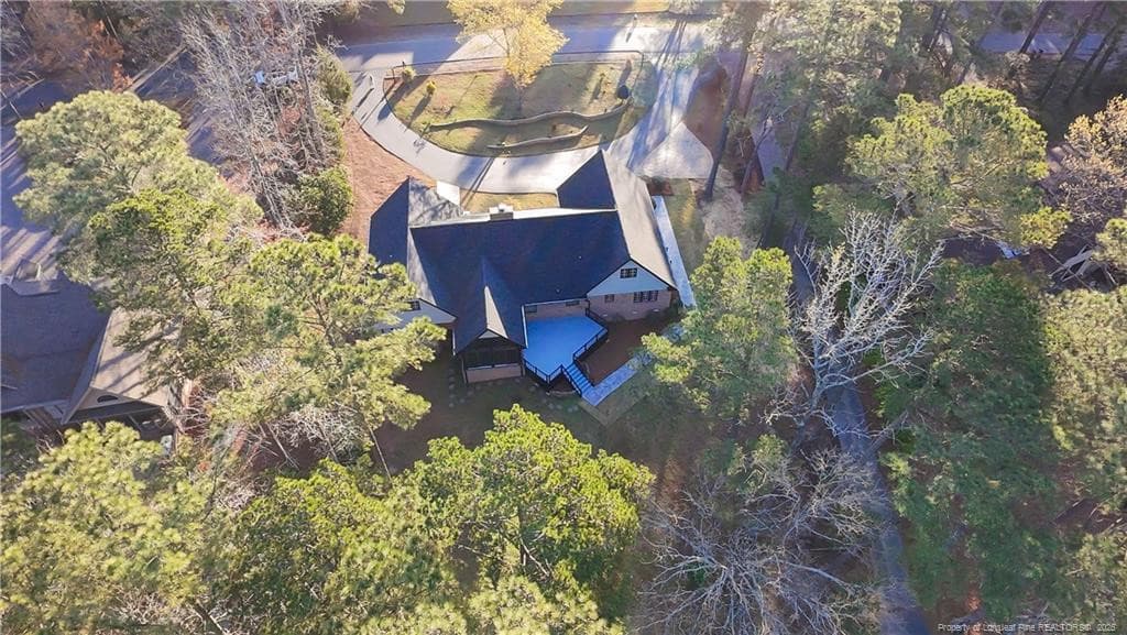 Aerial Close up - 1905 Wedgewood Drive, Sanford, NC 27332
