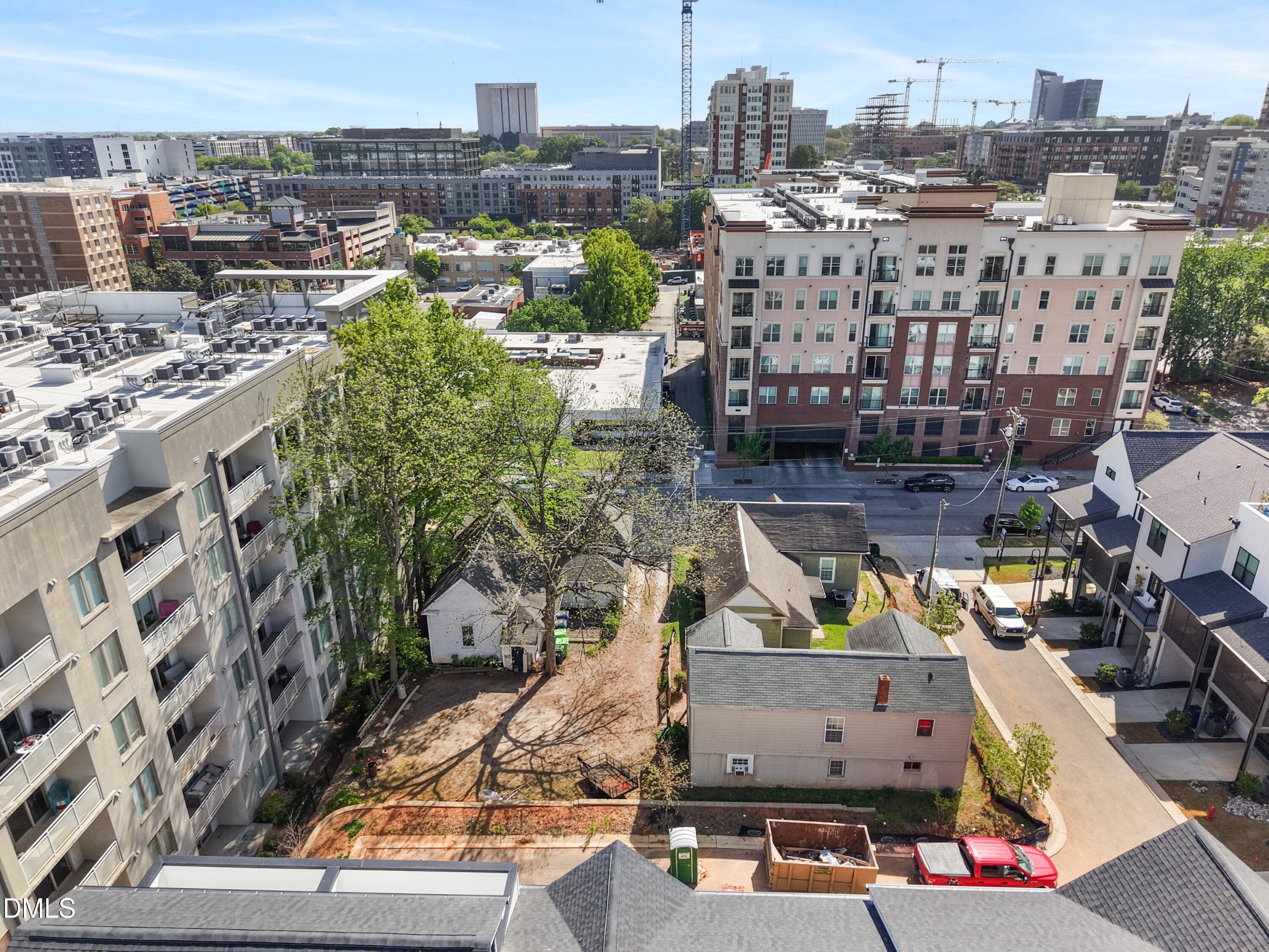 Aerial of Lots - 407 & 411 N Boylan Avenue, Raleigh, NC 27603, Raleigh