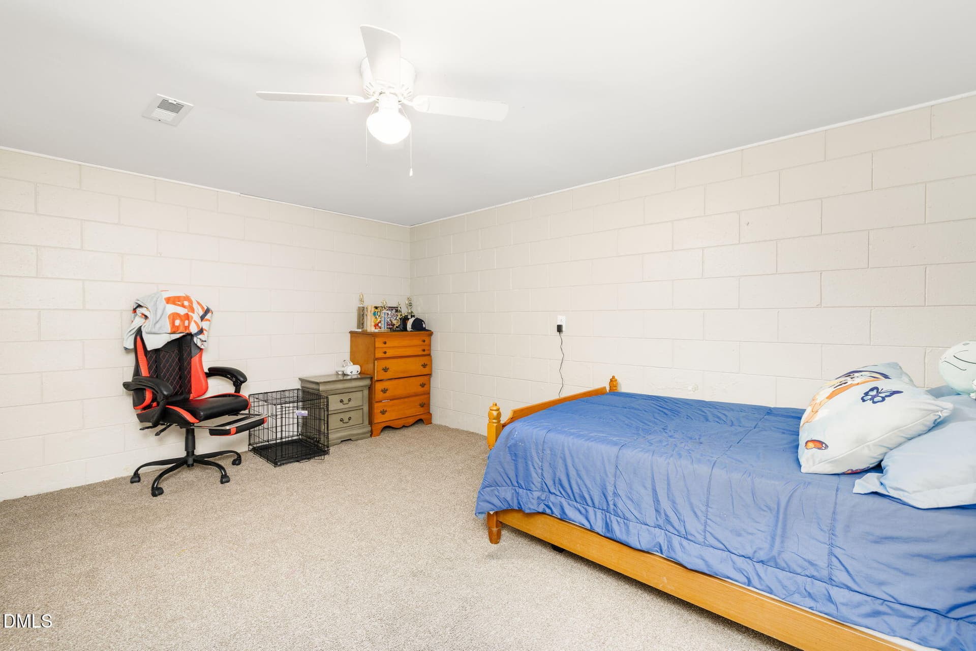 Room 2 with closet in basement - 2732 Nutbush Road, Henderson, NC 27537