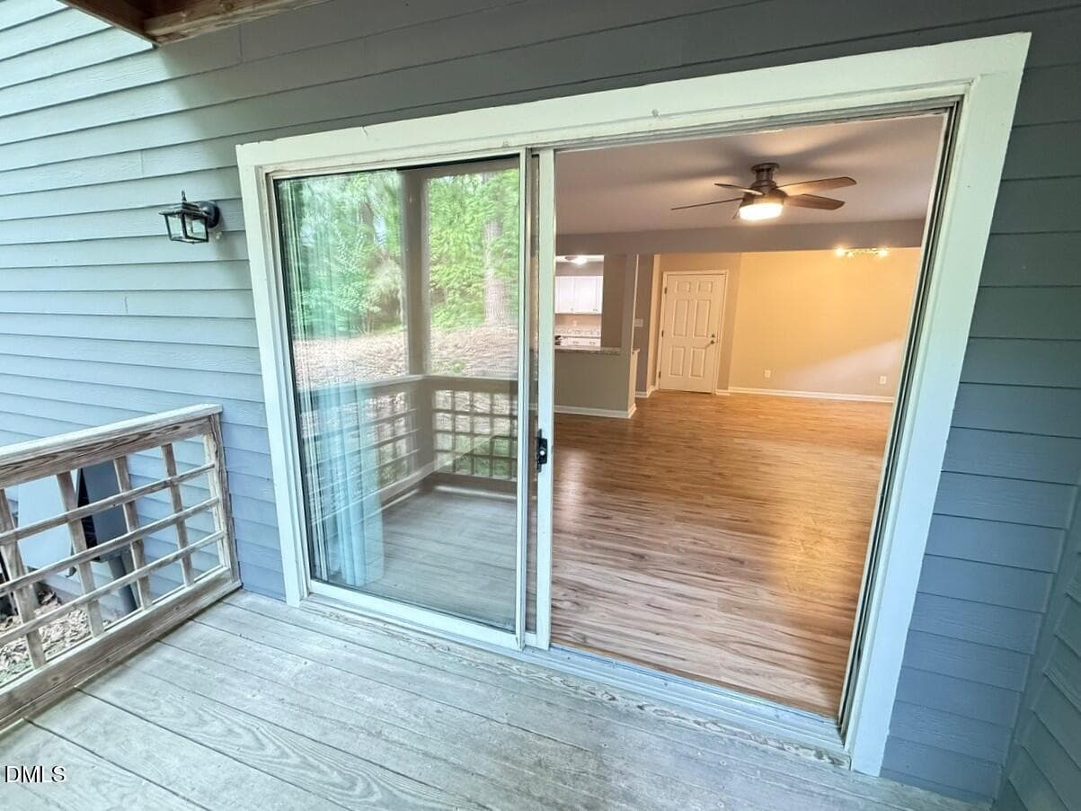 Covered deck off living room - 4120 Sedgewood Drive 106, Raleigh, NC 27612, Raleigh