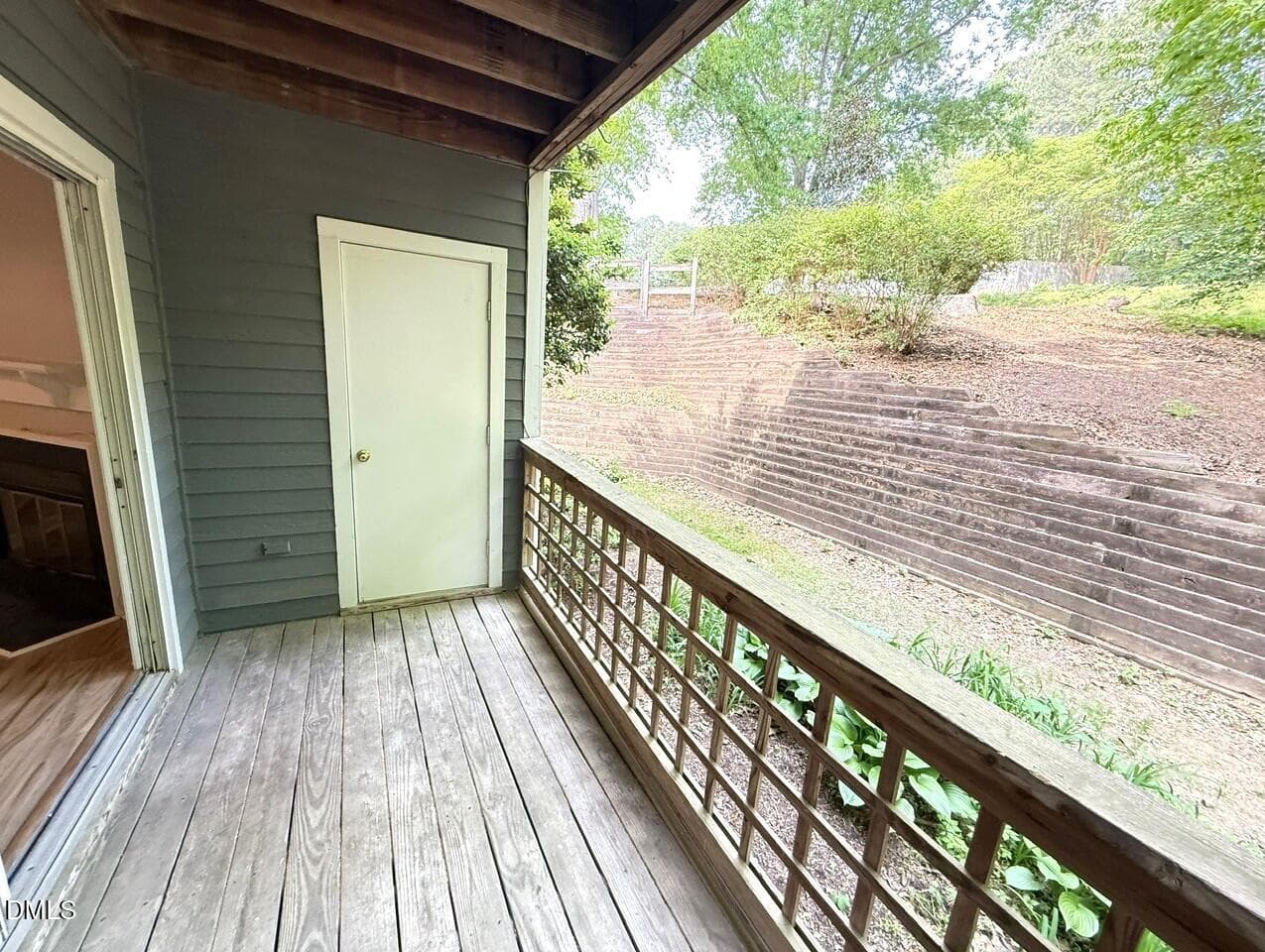 Covered deck with storage closet - 4120 Sedgewood Drive 106, Raleigh, NC 27612, Raleigh