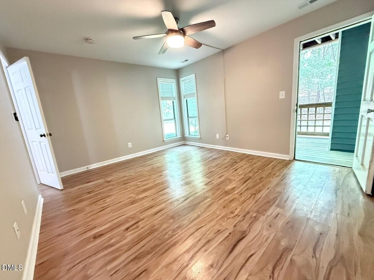 Primary with private deck access - 4120 Sedgewood Drive 106, Raleigh, NC 27612, Raleigh