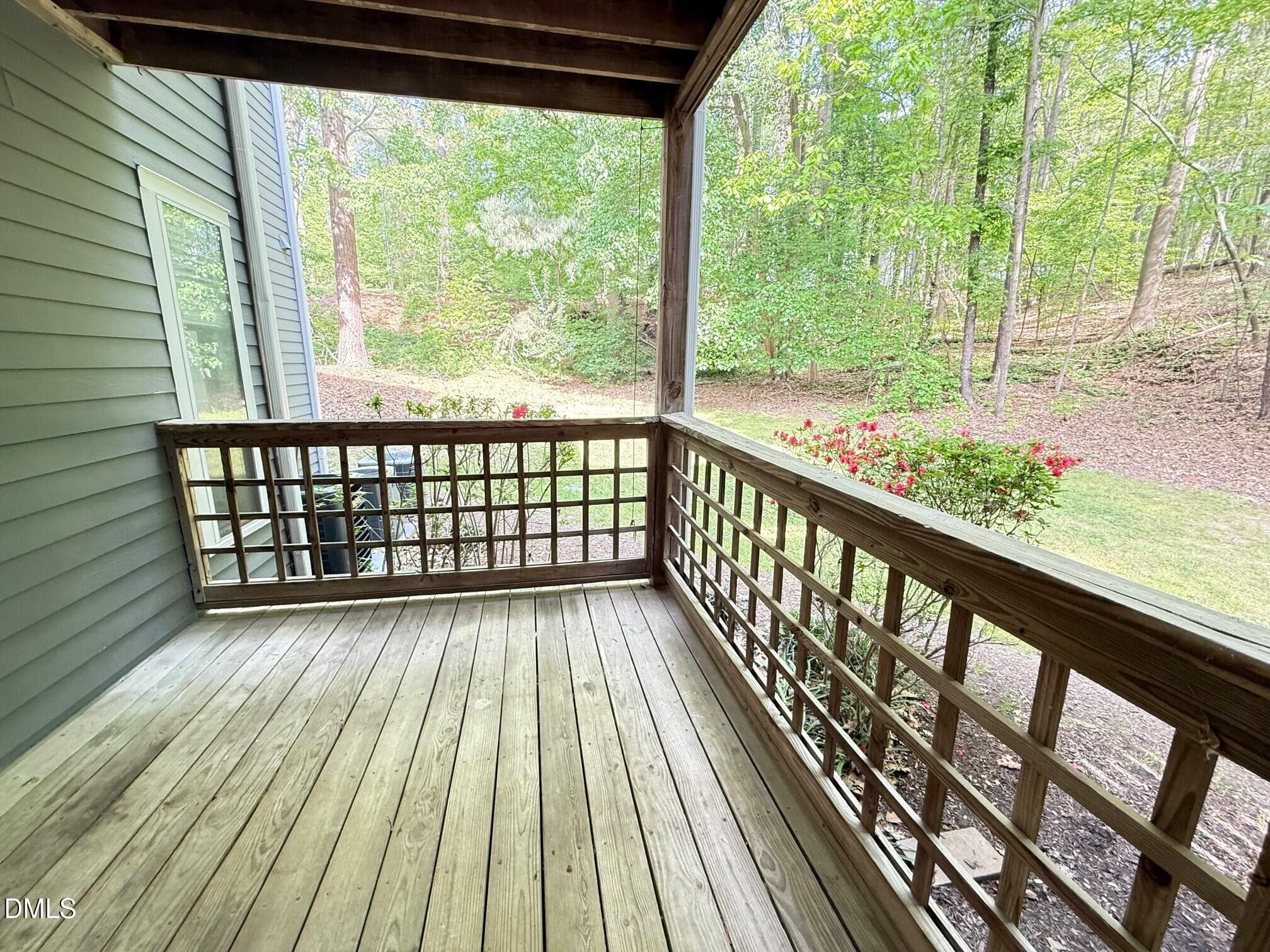 Primary covered deck - 4120 Sedgewood Drive 106, Raleigh, NC 27612, Raleigh