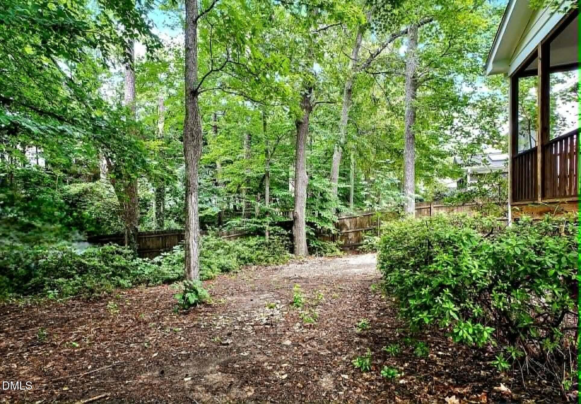 42 -back yard - 8424 Eagle View Drive, Durham, NC 27713, Durham