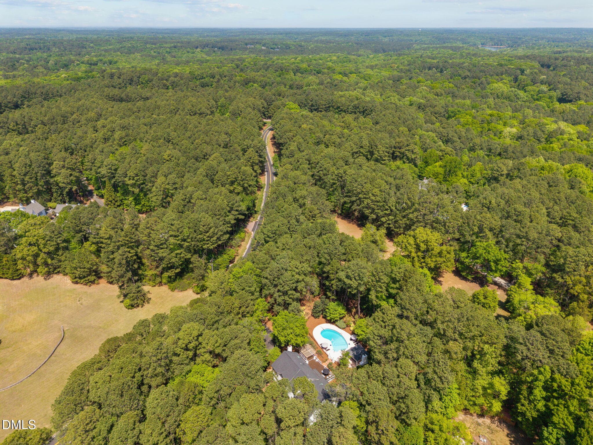 Aerial shot of lot - 10773 Trego Trail, Raleigh, NC 27614, Raleigh