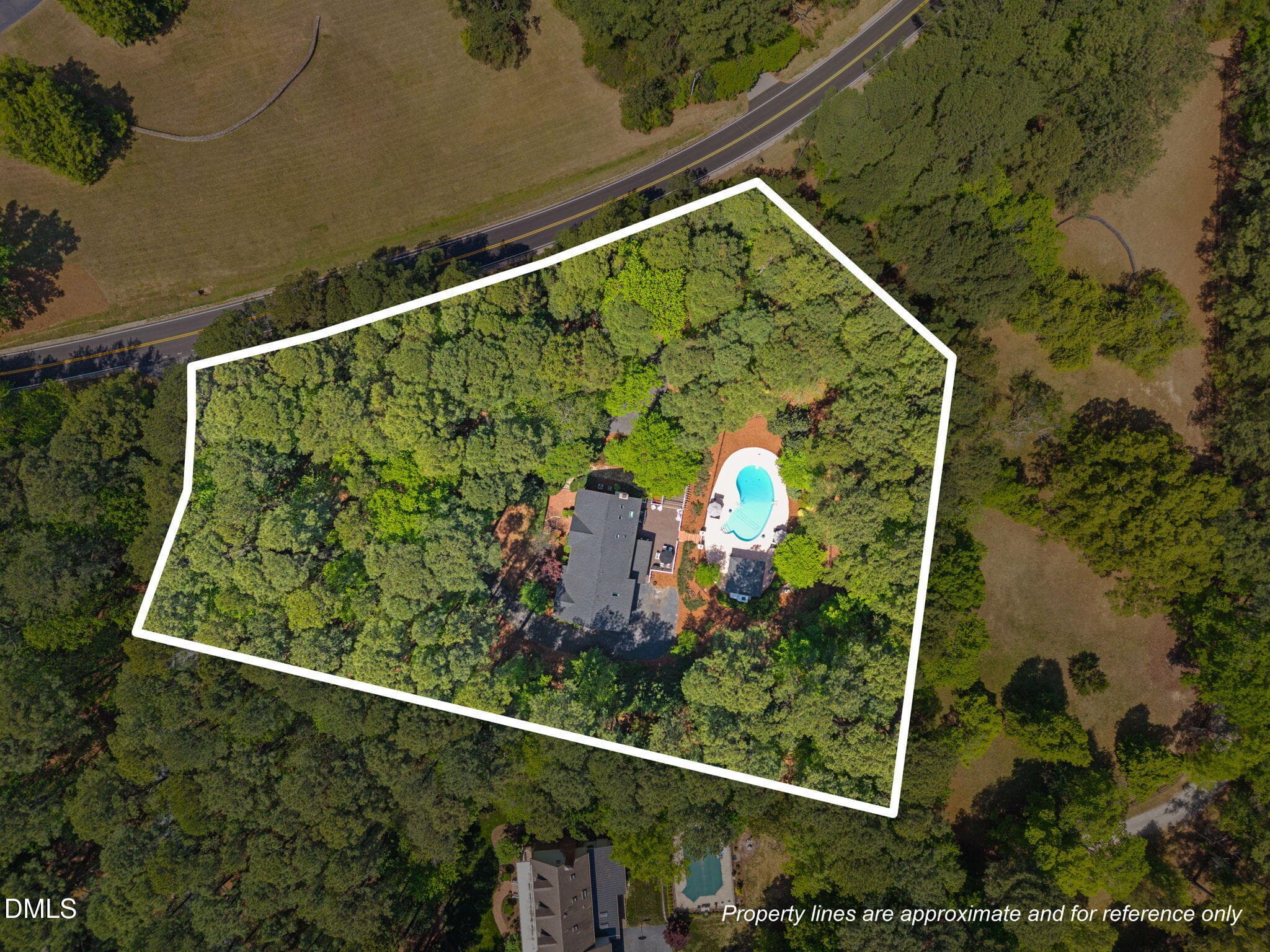 Lot lines - 10773 Trego Trail, Raleigh, NC 27614, Raleigh