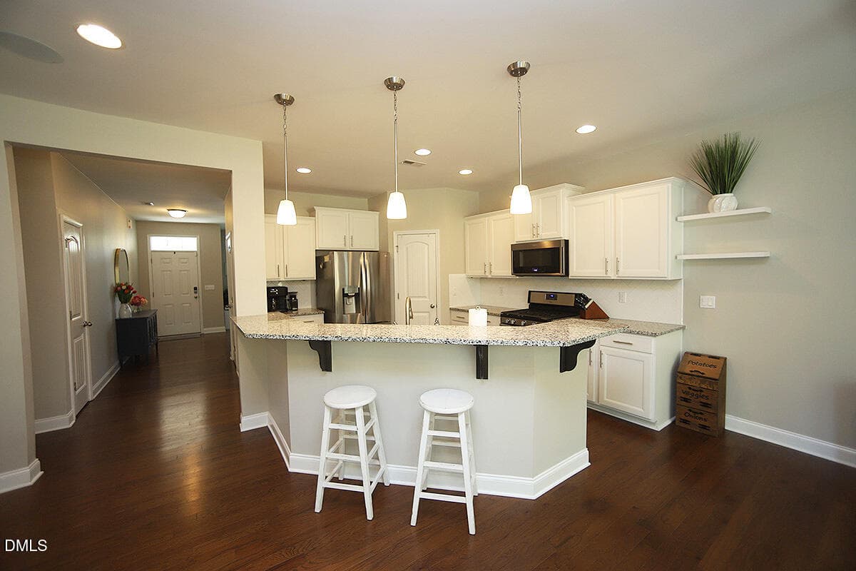 Main Floor Kitchen Area - 2909 Long Meadow Lane, Durham, NC 27703, Durham