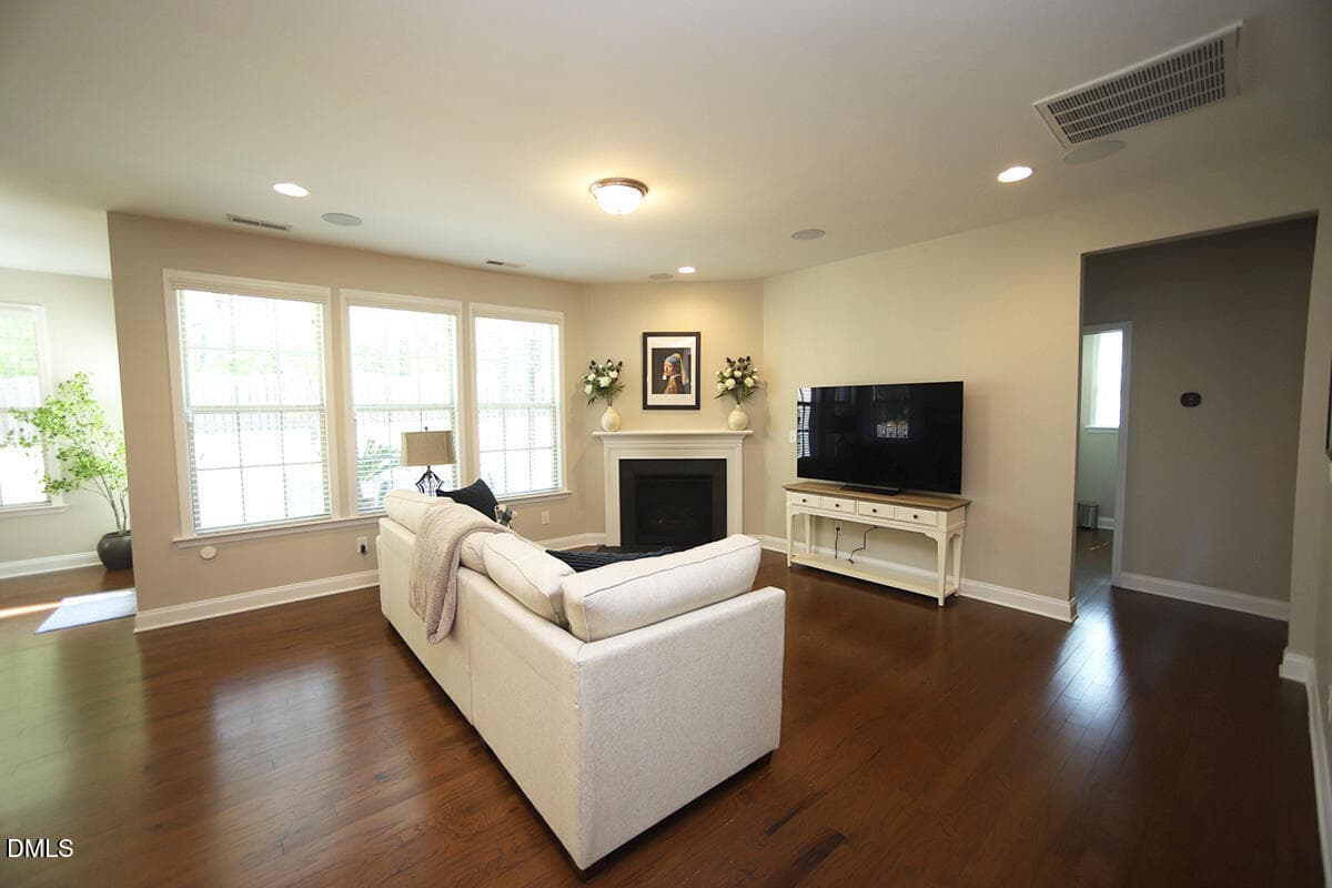 Main Floor Family Room - 2909 Long Meadow Lane, Durham, NC 27703, Durham