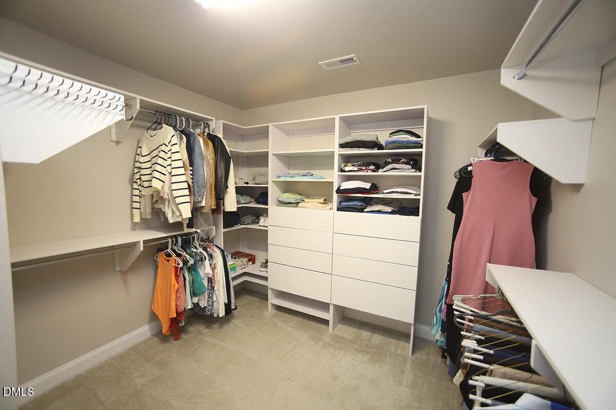 Second Floor Master closet - 2909 Long Meadow Lane, Durham, NC 27703, Durham