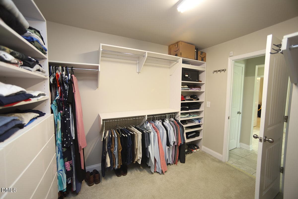 Second Floor Master Closet - 2909 Long Meadow Lane, Durham, NC 27703, Durham