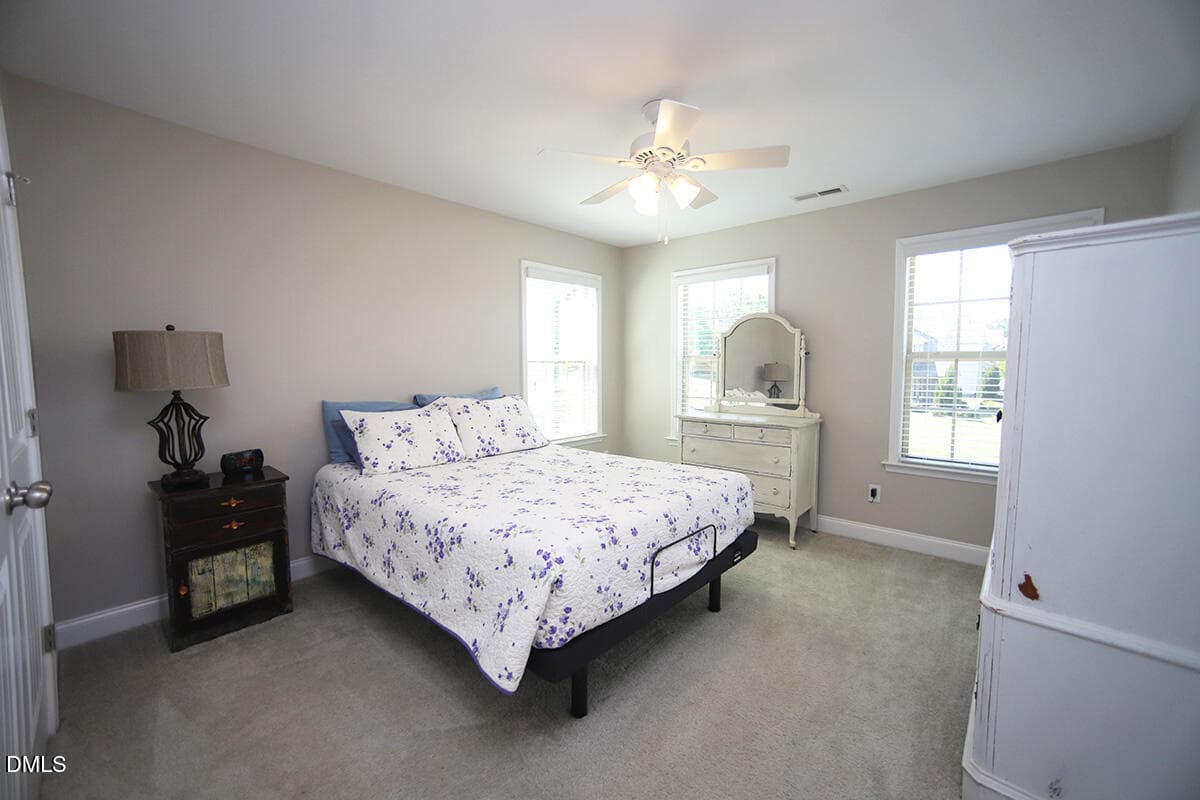 Second Floor Guest Bedroom 2 - 2909 Long Meadow Lane, Durham, NC 27703, Durham