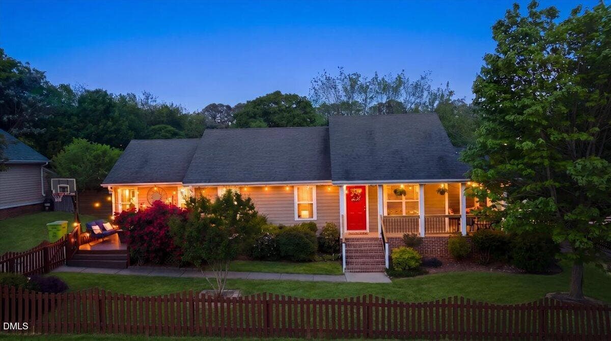 front of home at twilight - 901 Dorothy Sanders Way, Raleigh, NC 27601, Raleigh