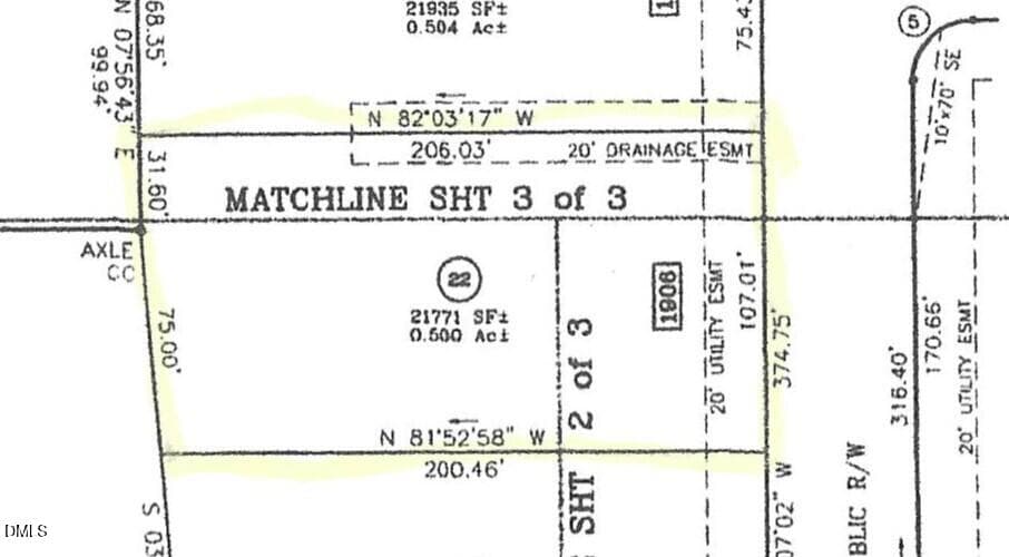Plat - 1906 Deidre Court, Greensboro, NC 27406