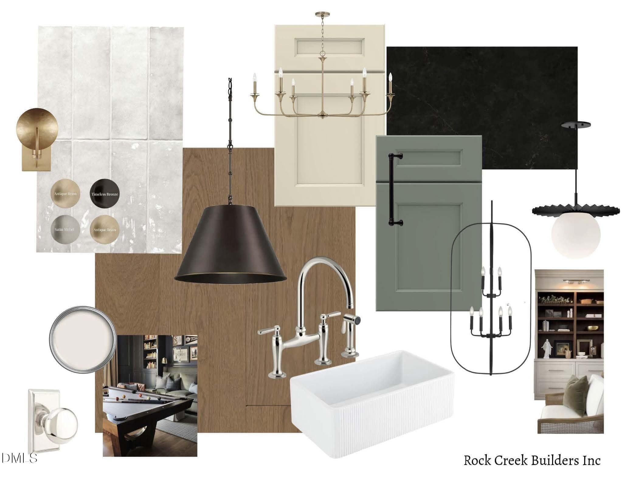 Collingswood Design Board Interior - 5316 Collingswood Drive, Raleigh, NC 27609, Raleigh