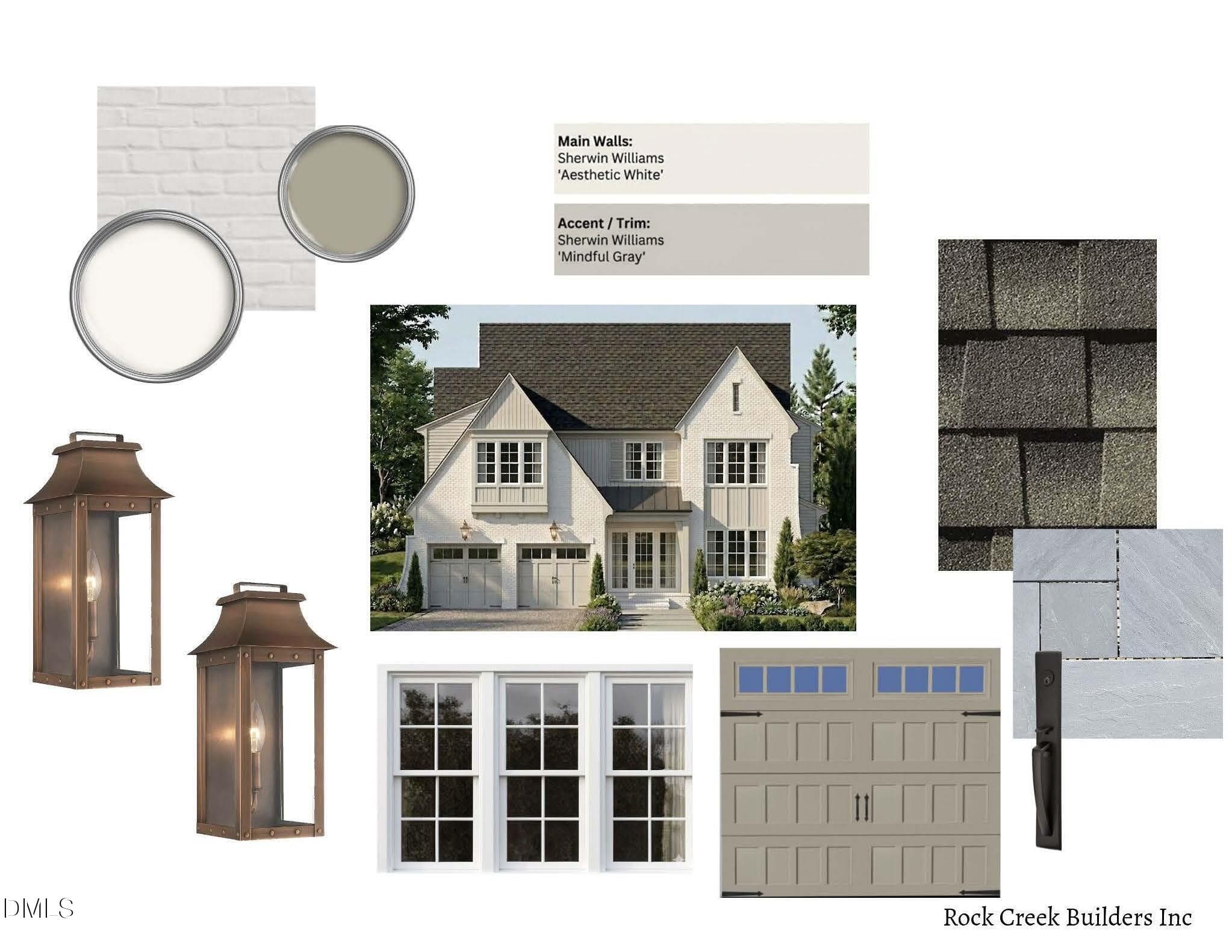 Collingswood Exterior Design board - 5316 Collingswood Drive, Raleigh, NC 27609, Raleigh