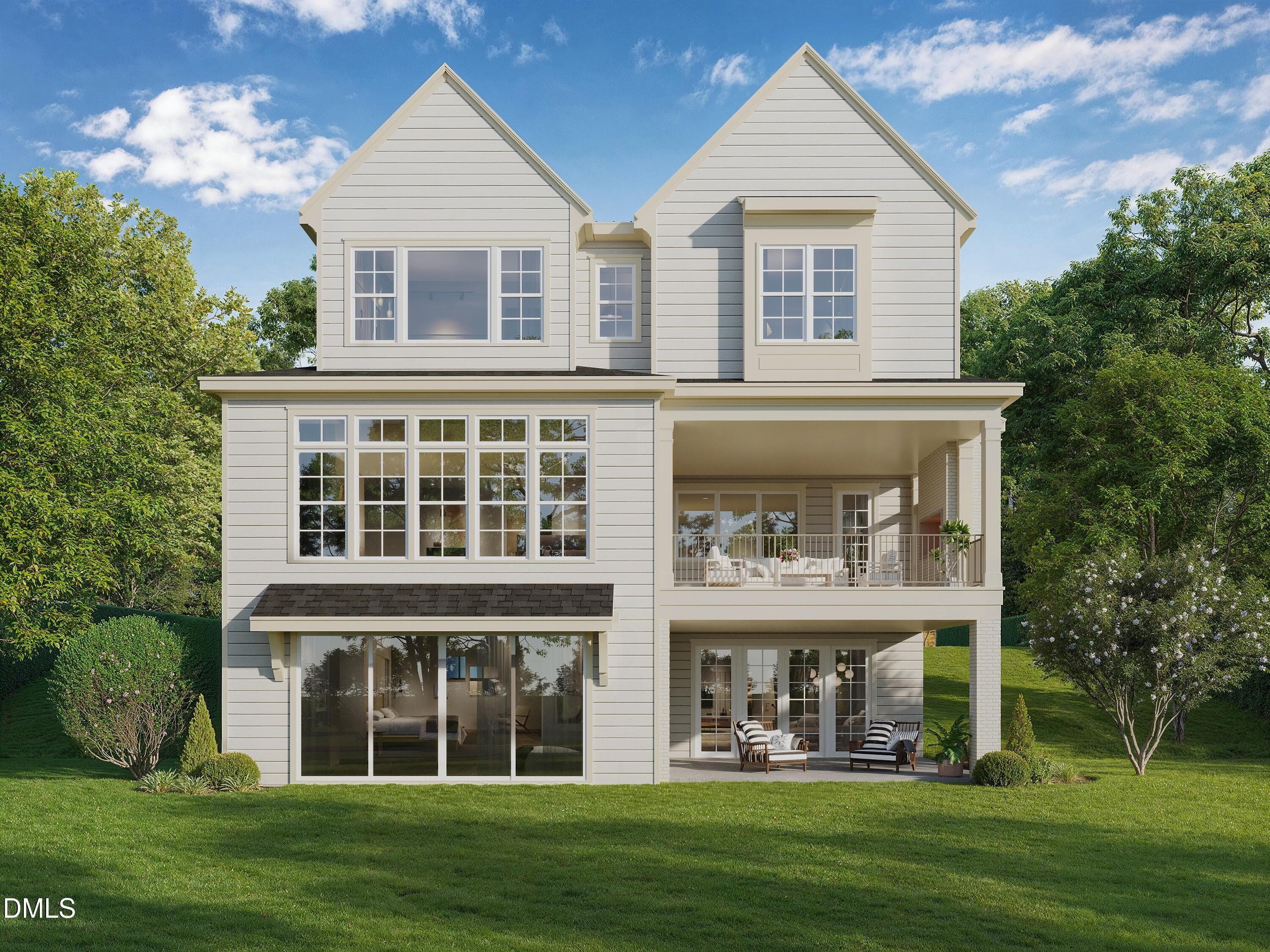 Rear Render HC-172 Pewter - 5316 Collingswood Drive, Raleigh, NC 27609, Raleigh
