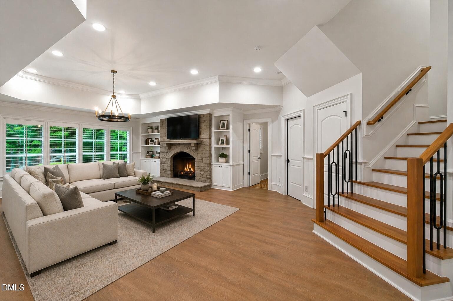 Lower Level Family Room - 2920 Cone Manor Lane, Raleigh, NC 27613, Raleigh