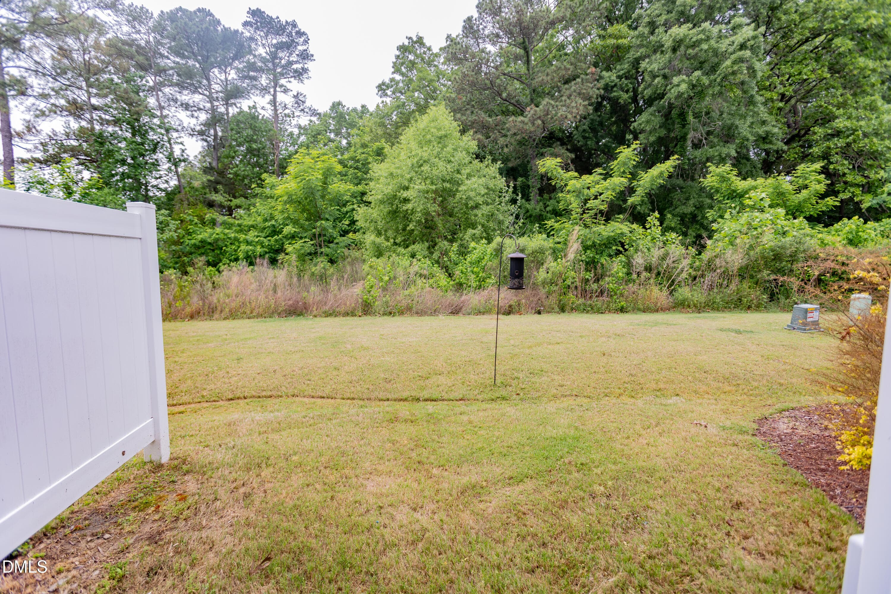 Wooded lot view from Covered porch - 1048 Arbor Edge Lane, Durham, NC 27703, Durham