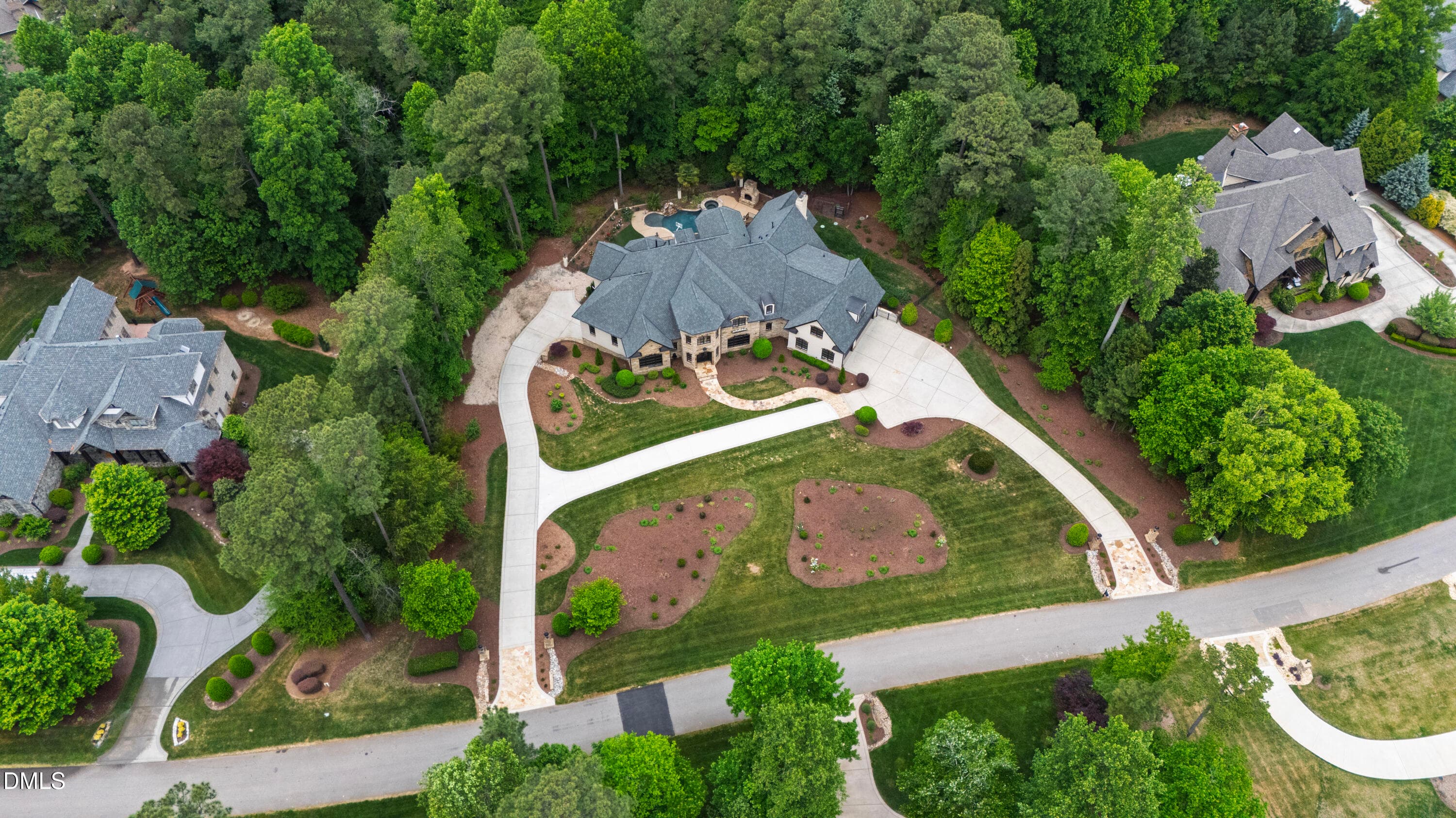 Aerial View - 2920 Cone Manor Lane, Raleigh, NC 27613, Raleigh